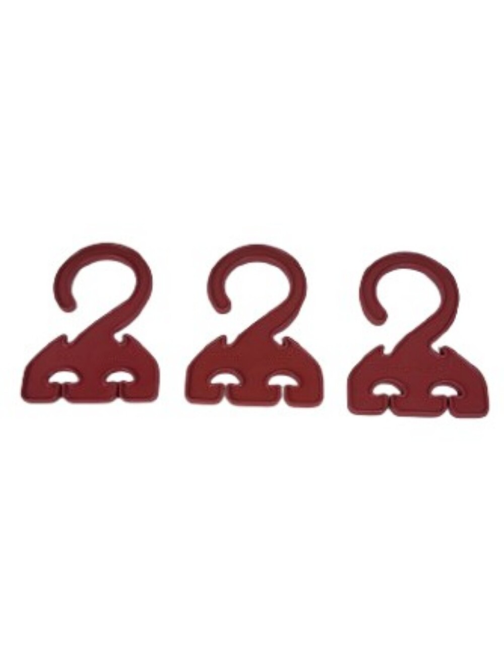 Tupperware Hang-It All Hooks - Orange and White Set of 3 #315-12